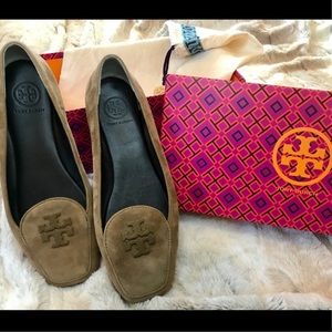 Suede Tory Burch flats